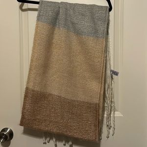 Soft long scarf with fringe. NWT